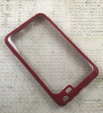 RED CLEAR AQUAFLEX TPU SKIN CASE COVER FOR SAMSUNG GALAXY NOTE 1st GEN