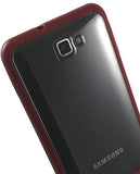 RED CLEAR AQUAFLEX TPU SKIN CASE COVER FOR SAMSUNG GALAXY NOTE 1st GEN