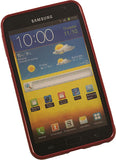 RED CLEAR AQUAFLEX TPU SKIN CASE COVER FOR SAMSUNG GALAXY NOTE 1st GEN