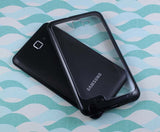 BLACK CLEAR AQUAFLEX TPU SKIN CASE COVER FOR SAMSUNG GALAXY NOTE 1st GEN