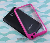 PINK CLEAR AQUAFLEX TPU SKIN CASE COVER FOR SAMSUNG GALAXY NOTE 1st GEN