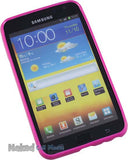 PINK CLEAR AQUAFLEX TPU SKIN CASE COVER FOR SAMSUNG GALAXY NOTE 1st GEN