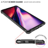 Rugged Tri-Shield Case Cover Kickstand Lanyard Strap for Samsung Galaxy Note 10