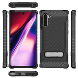 Rugged Tri-Shield Case Cover Kickstand Lanyard Strap for Samsung Galaxy Note 10