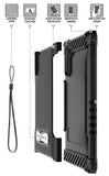 Rugged Tri-Shield Case Cover Kickstand Lanyard Strap for Samsung Galaxy Note 10