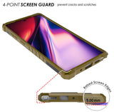 Rugged Tri-Shield Case Cover Kickstand Lanyard Strap for Samsung Galaxy Note 10