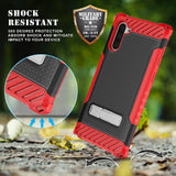 Tri-Shield Rugged Case Kickstand Cover + Belt Clip for Samsung Galaxy Note 10