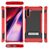 Rugged Tri-Shield Case Cover Kickstand Lanyard Strap for Samsung Galaxy Note 10