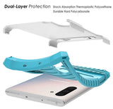 Tri-Shield Rugged Case Kickstand Cover + Belt Clip for Samsung Galaxy Note 10