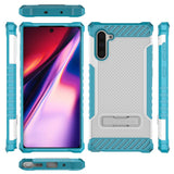 Rugged Tri-Shield Case Cover Kickstand Lanyard Strap for Samsung Galaxy Note 10