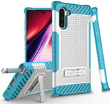 Rugged Tri-Shield Case Cover Kickstand Lanyard Strap for Samsung Galaxy Note 10