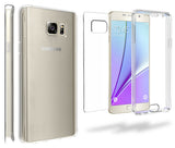 NEW TRI-MAX CLEAR SCREEN GUARD TPU CASE SLIM COVER FOR SAMSUNG GALAXY NOTE 5