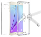 NEW TRI-MAX CLEAR SCREEN GUARD TPU CASE SLIM COVER FOR SAMSUNG GALAXY NOTE 5