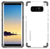 PureGear White Dualtek Case Belt Clip Tech21 Screen Protector for Galaxy Note 8