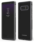 PureGear Black GlassBak 360 Case + Tech21 Screen Protector for Galaxy Note 8