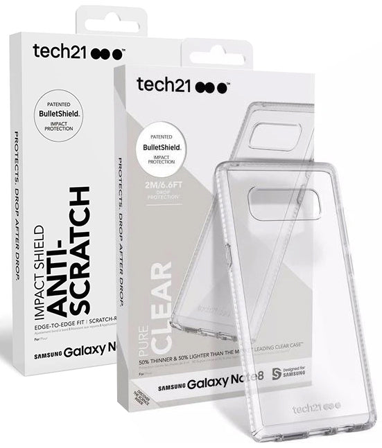 Pure Clear Case + ImpactShield Screen Protector for Samsung Galaxy Note 8