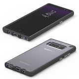 PureGear Black/Clear Slim Shell Case + Tech21 Screen Protector for Galaxy Note 8