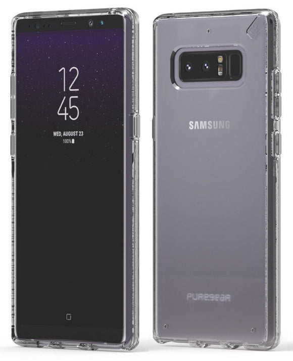 PureGear Clear Slim Shell Case Hard Transparent Cover for Samsung Galaxy Note 8