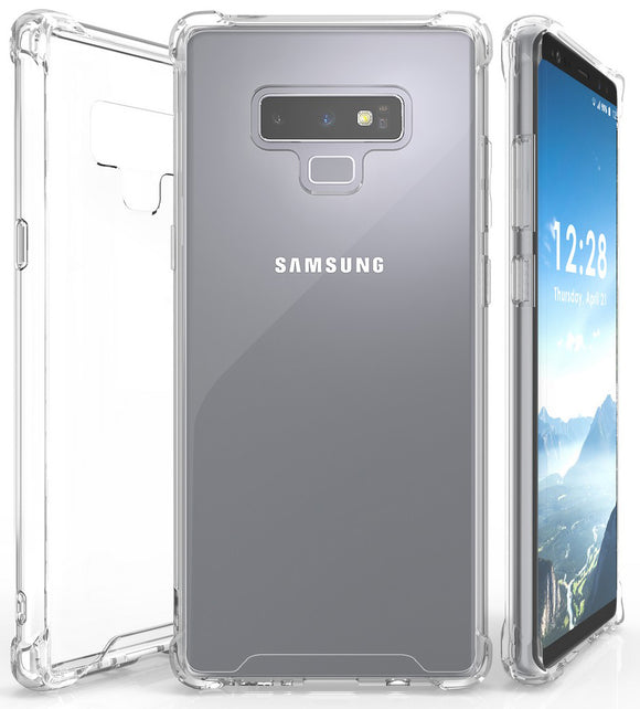 AquaFlex TPU Anti-Shock Clear Case Cover Hard Back for Samsung Galaxy Note 9