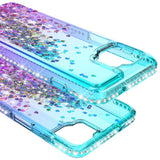 Liquid Sand Glitter Waterfall Case Cover for Motorola Moto One 5G UW Phone