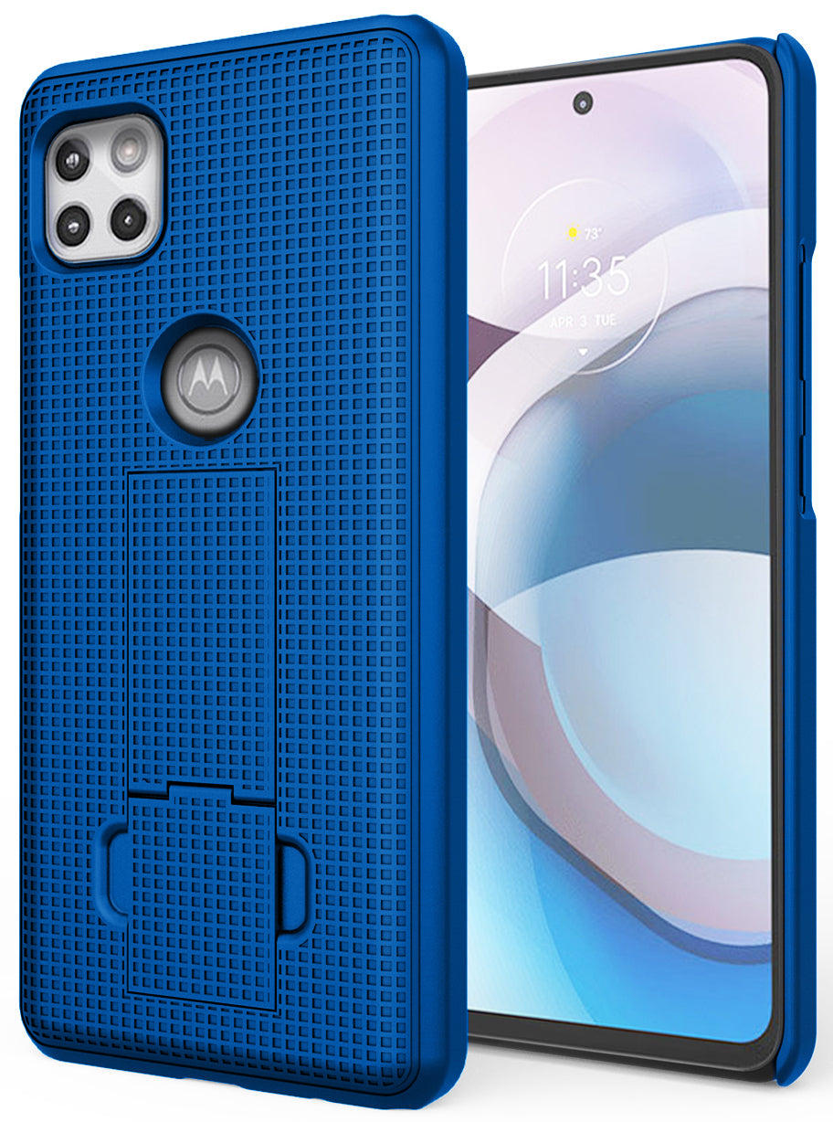 Protezione Telefono Magnetica Custodia Pesante Con Anello E Vetro Temperato Per Motorola One 5G Ace - Protezione Massima E Supporto Magnetizzato Custodia Magnetica Antiurto - Foto 8