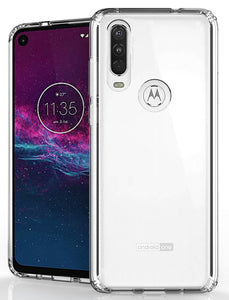 AquaFlex Transparent Anti-Shock Clear Case Slim Cover for Motorola One Action