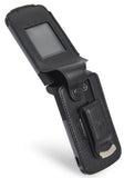 Black Vegan Leather Case with Belt Clip for Verizon Orbic Journey V Flip Phone