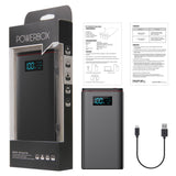 10000 MAH Quick Charge Portable Power Bank with LED - Universal for Cell Phone