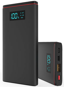 Portable Power Bank 1000000mAh With LCD Display, 3 USB Ports, For IPhone/Samsung/LG