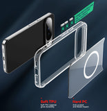 Clear Acrylic Phone Case for Pixel 10 / Pixel 10 Pro - Compatible with MagSafe