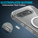 Clear Case for Google Pixel 10A Phone - Compatible with MagSafe Mounts