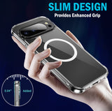 Clear Acrylic TPU Case for Pixel 10 Pro XL Phone - Compatible with MagSafe