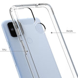 AquaFlex Transparent Anti-Shock Clear Case Slim Cover for Google Pixel 4a 5G