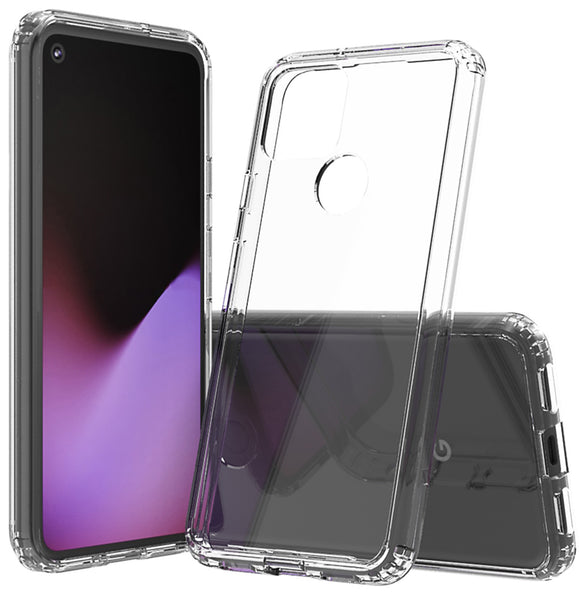 AquaFlex Transparent Anti-Shock Clear Case Slim Cover for Google Pixel 5