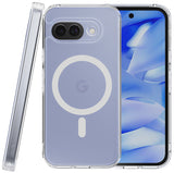 Clear Acrylic TPU Case for Google Pixel 9A Phone - Compatible with MagSafe
