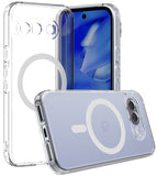 Clear Acrylic TPU Case for Google Pixel 9A Phone - Compatible with MagSafe