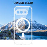 Clear Acrylic TPU Case for Google Pixel 9A Phone - Compatible with MagSafe