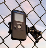 Universal Fence or Tripod Mount - Dual Holder for Pocket Radar, Phone, Powerbank