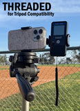 Universal Fence or Tripod Mount - Dual Holder for Pocket Radar, Phone, Powerbank