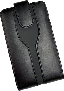 Leather Pouch Case with Belt Clip for Mudita Kompakt Phone - Black