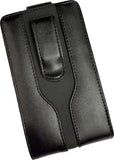 Leather Pouch Case with Belt Clip for Mudita Kompakt Phone - Black