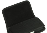 Black Nylon Case Pouch Belt Clip for Cricket Debut Flip, Cingular Flip 4