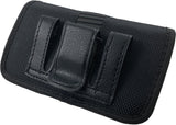 Black Nylon Case Pouch Belt Clip for Cricket Debut Flip, Cingular Flip 4