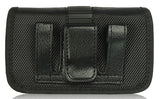 Black Nylon Case Pouch Belt Clip for Cricket Debut Flip, Cingular Flip 4