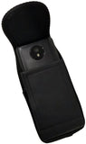 Black Leather Pouch Case Belt Clip Harness for Omnipod 5 Receiver Controller