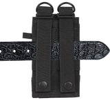 Tactical Molle Radio Holster Holder Case Pouch Bag for Two Way Walkie Talkies