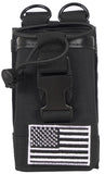 Tactical Molle Radio Holster Holder Case Pouch Bag for Two Way Walkie Talkies