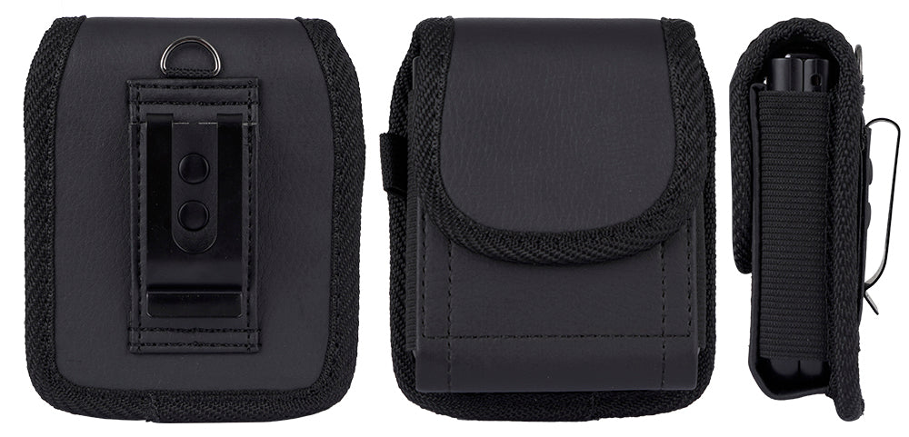 Flip Cell Phone Holster Belt Clip Case For Samsung Galaxy Z Flip 5/z Flip  4/z Flip 3/motorola Razr Leather Belt Loop Pouch