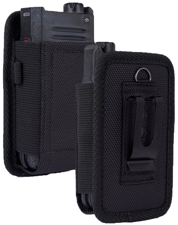 Black Case Pouch Belt Clip for Kyocera DuraXV Extreme, CAT S22, Sonim XP3plus 5G Black Case Pouch Belt Clip for Kyocera DuraXV Extreme, CAT S22, Sonim XP3plus 5G