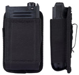Black Canvas Case Pouch Belt Clip Harness for Siyata SD7 Radio